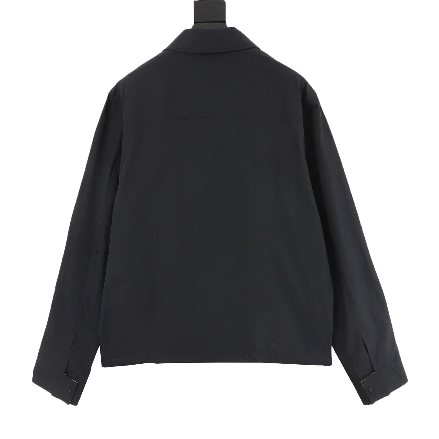 Loewe Anagram Embroidered Zip-Up Jacket with Striped Lining