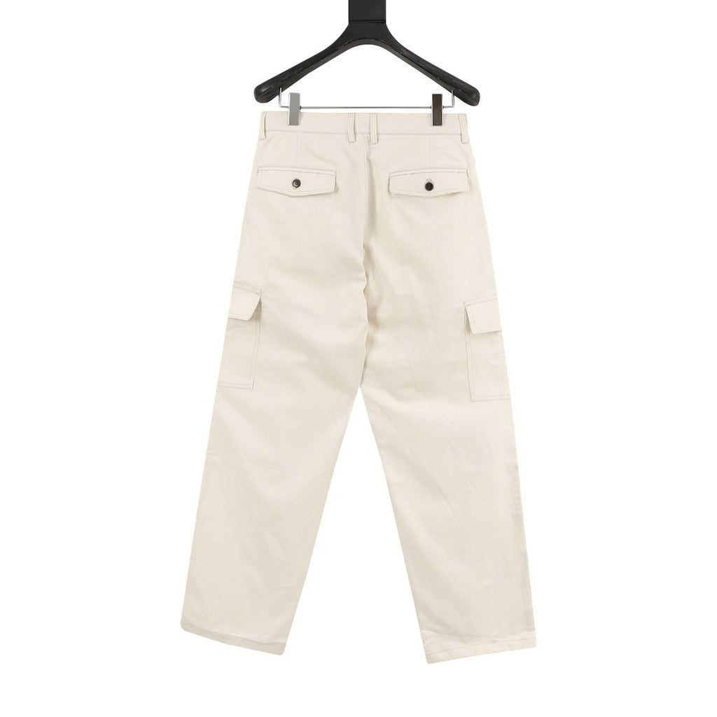 Loro Piana Dustin Cargo Trousers — Relaxed Pleated Chino
