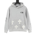 Chrome Hearts Women's / Men's Cross-Print Hoodie in Black