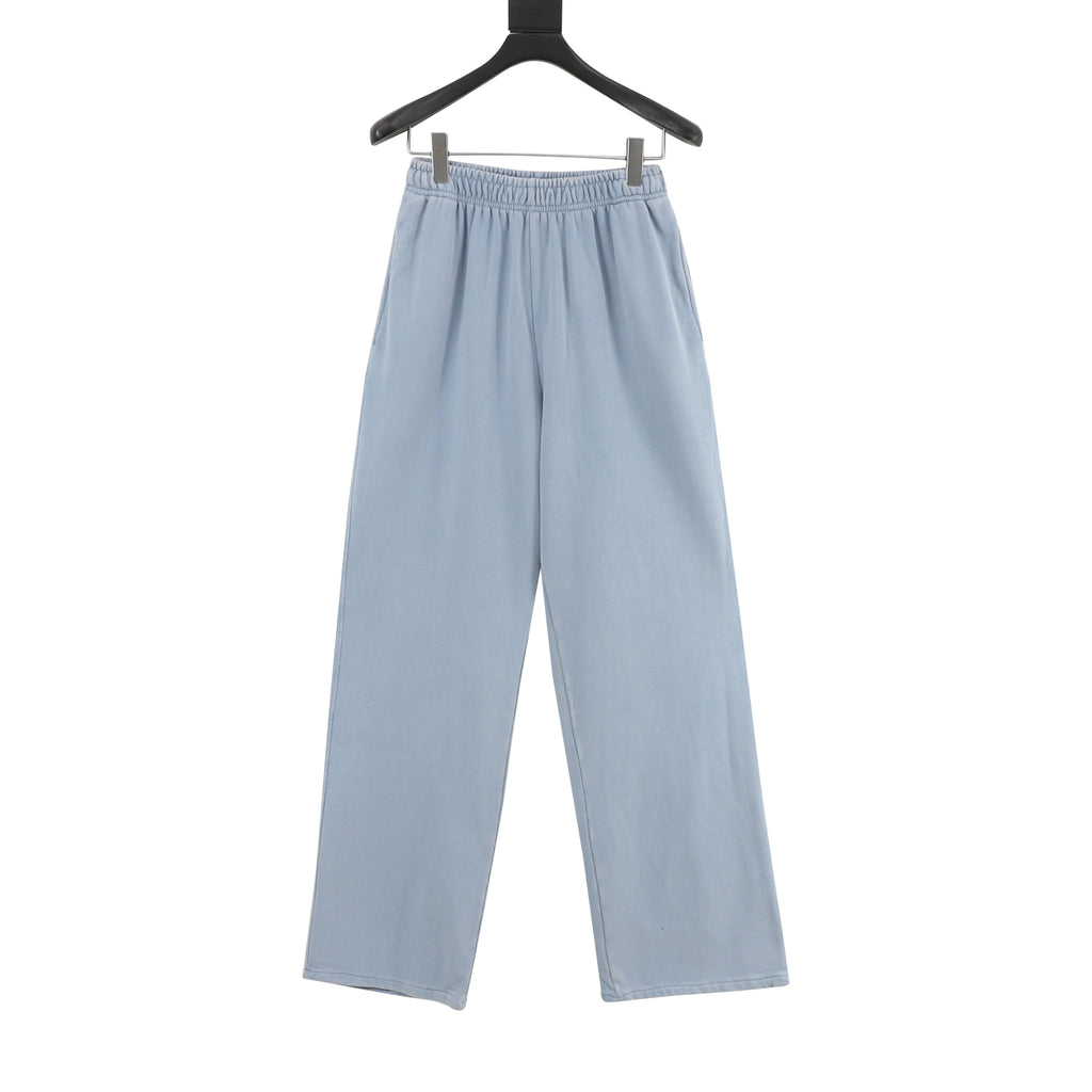 Acne Studios Est. 1996 Logo Trousers — Peach Orange, Retro Script Print