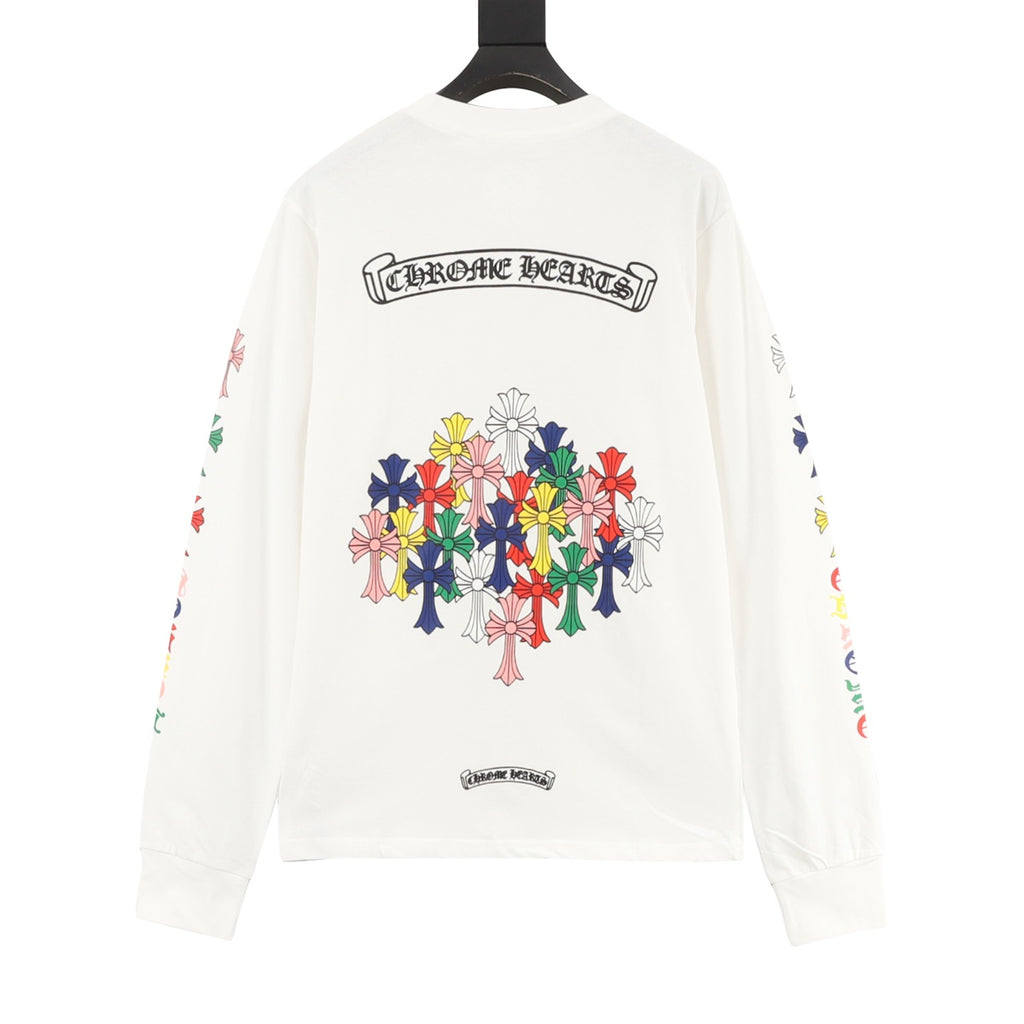 Chrome Hearts 25FW Scroll Print Long-Sleeve T-Shirt