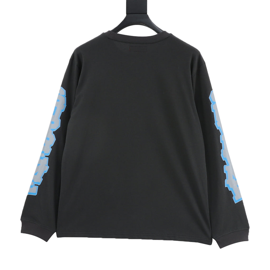 Supreme Cracked Sleeve Print Long-Sleeve T-Shirt
