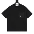Stone Island Black Star Logo Pocket T-Shirt