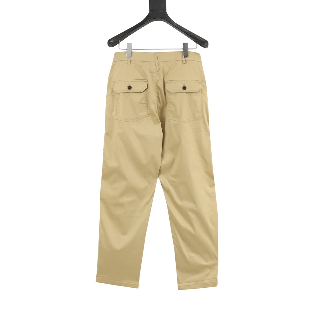 Loro Piana Dustin Cargo Trousers — Relaxed Pleated Chino