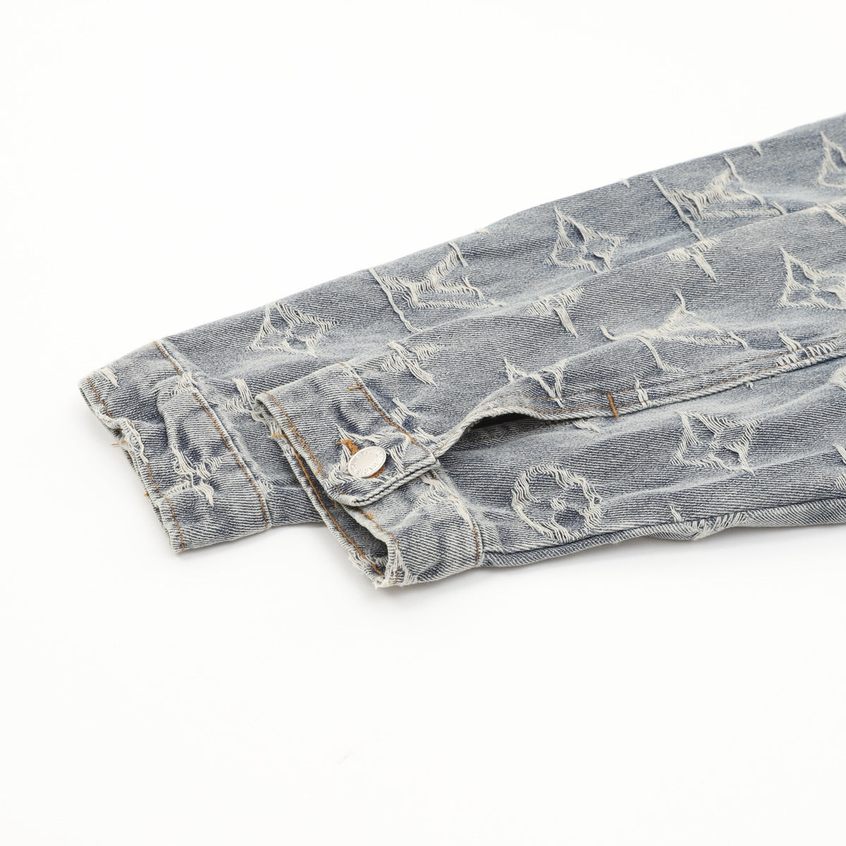 Louis Vuitton Women's & Men's Blue Monogram Jacquard Gradient Denim Jacket