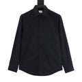 Burberry Equestrian Knight Tonal Embroidered Long-Sleeve Shirt
