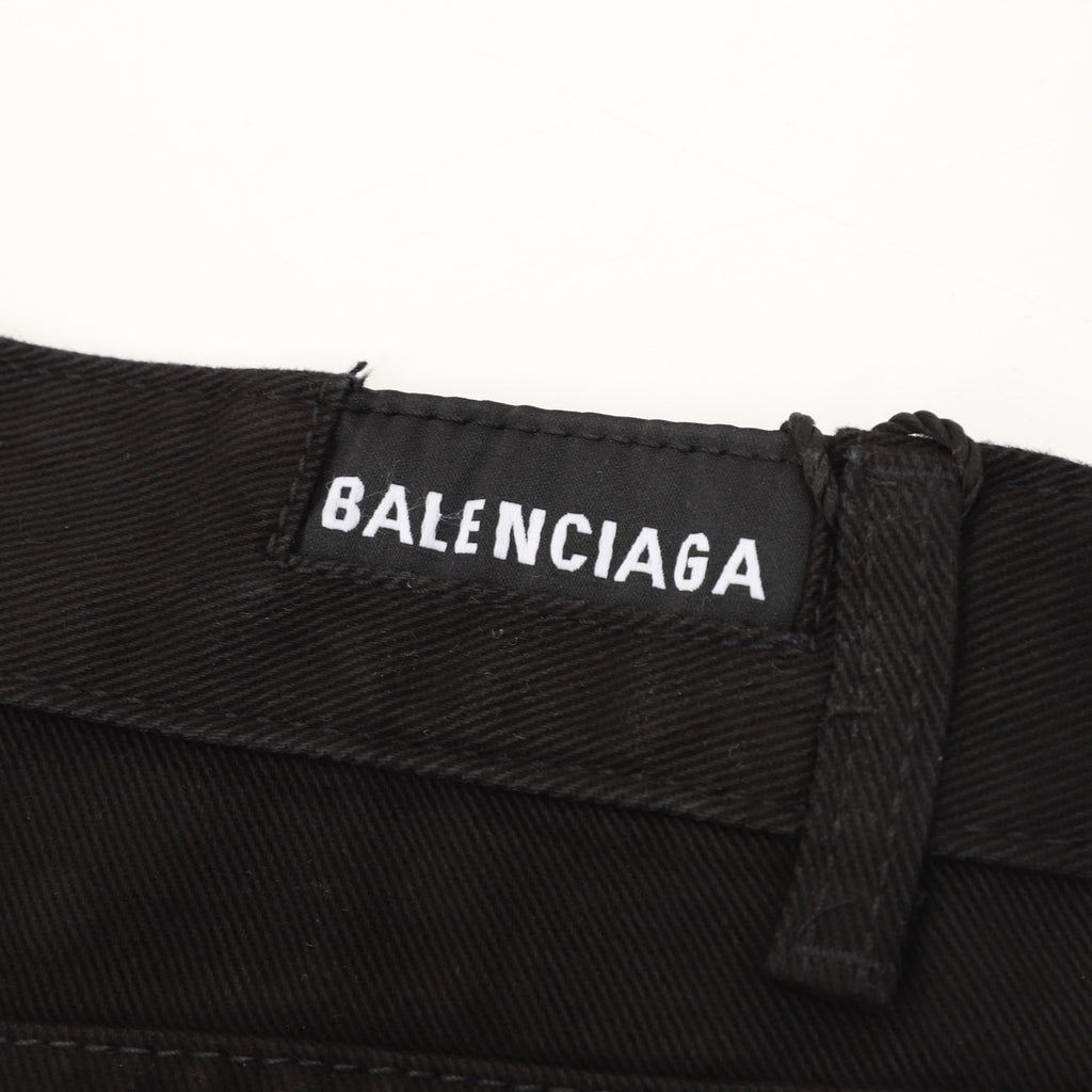 Balenciaga Flared Jeans — Black, Five-Pocket | SS26