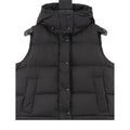 Saint Laurent Women's / Men's Hooded Puffer Vest in Black