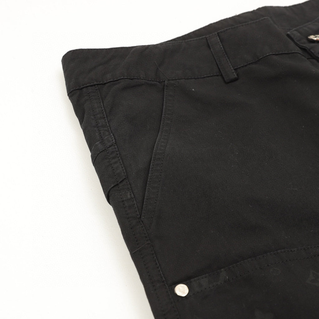 Louis Vuitton LV Monogram Jacquard Carpenter Straight-Leg Trousers