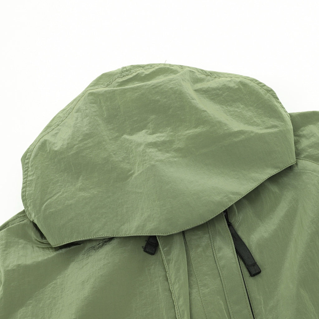 Stone Island Women's Men's Olive Green Hooded Utility Jacket