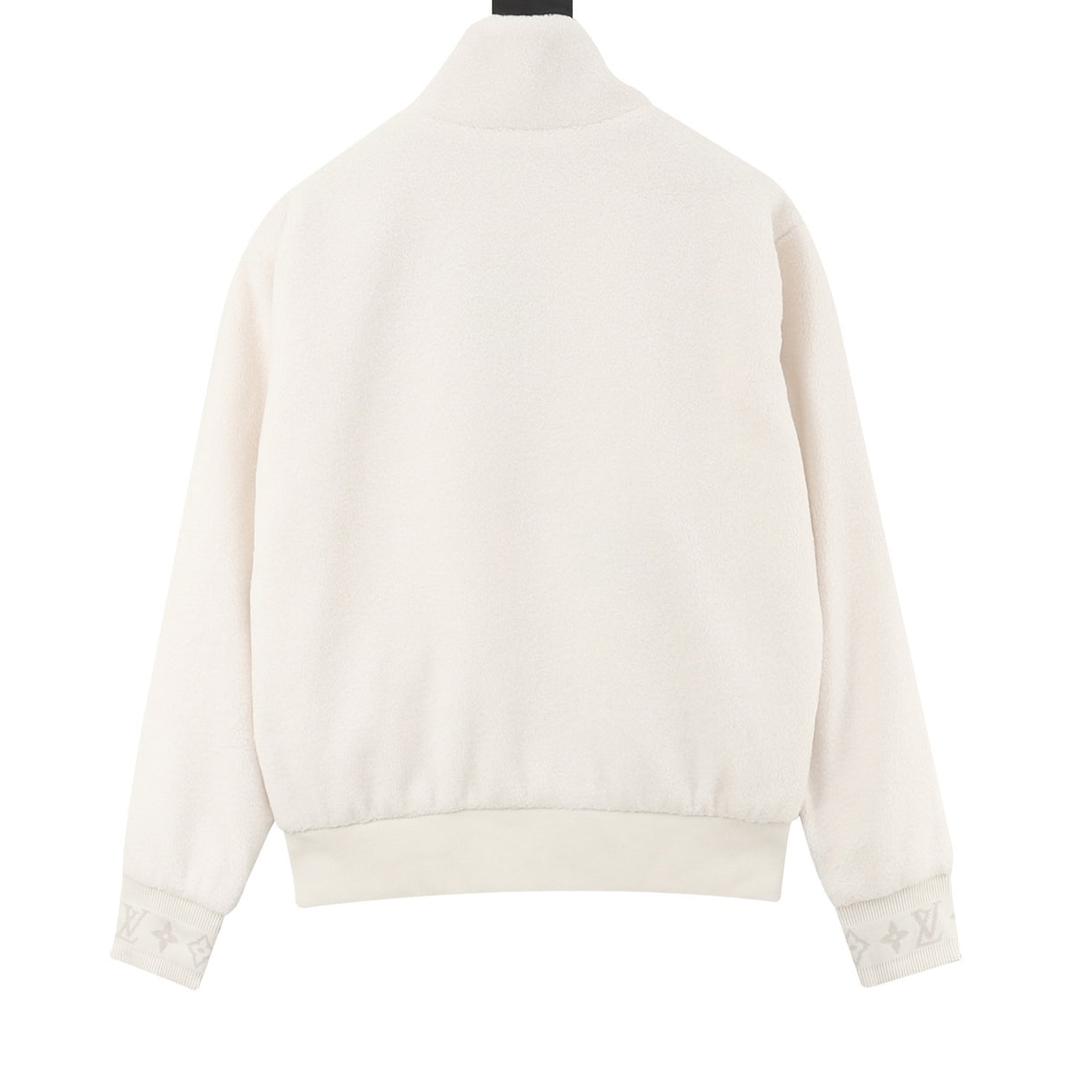 Louis Vuitton Women's & Men's Off-White Stand-Collar Full-Zip Fleece Jacket