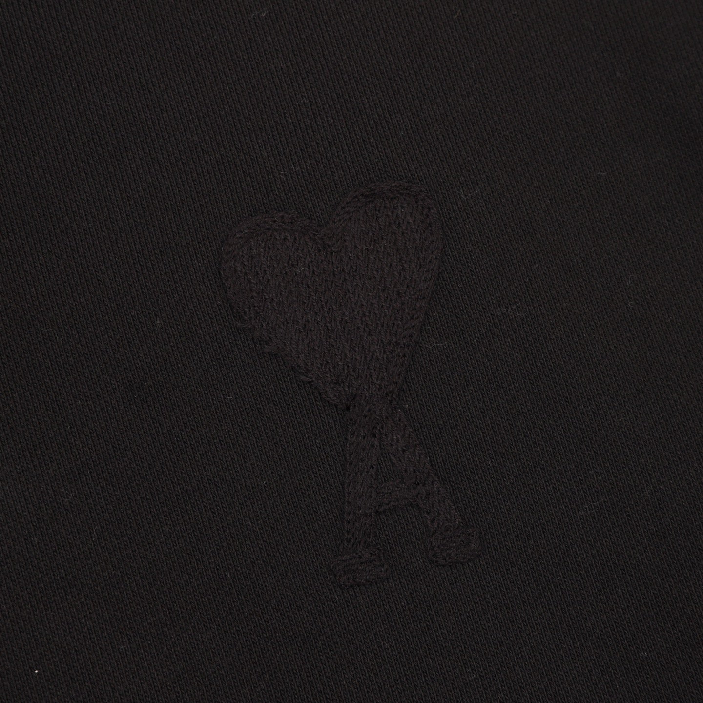AMI Paris Two-Color Heart Embroidered Hoodie