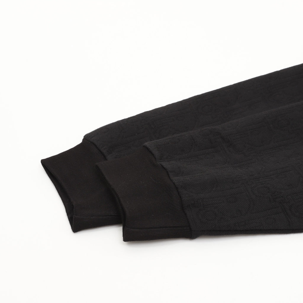 Dior Women's Men's Black Oblique Jacquard Hoodie