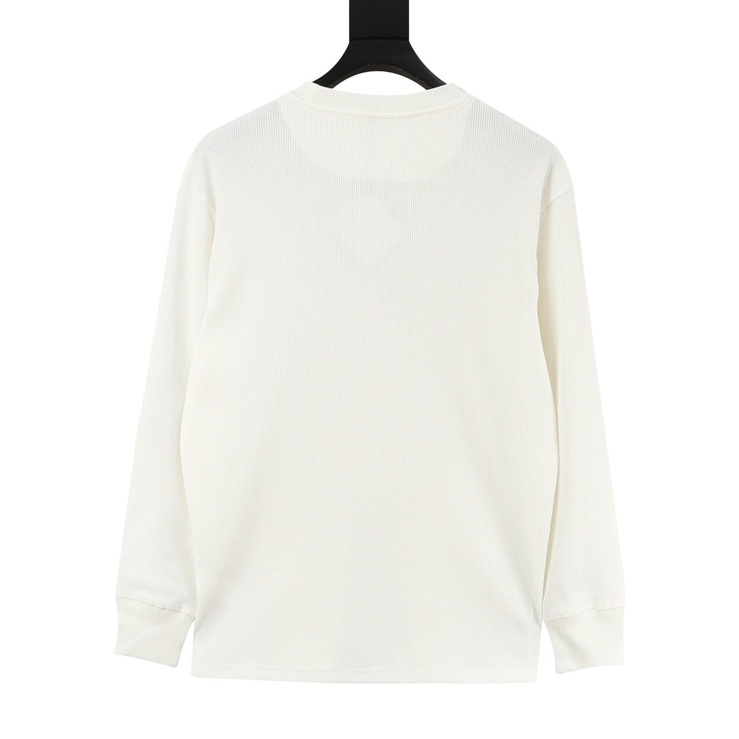 Loewe Anagram Embroidered Ribbed Long-Sleeve Top