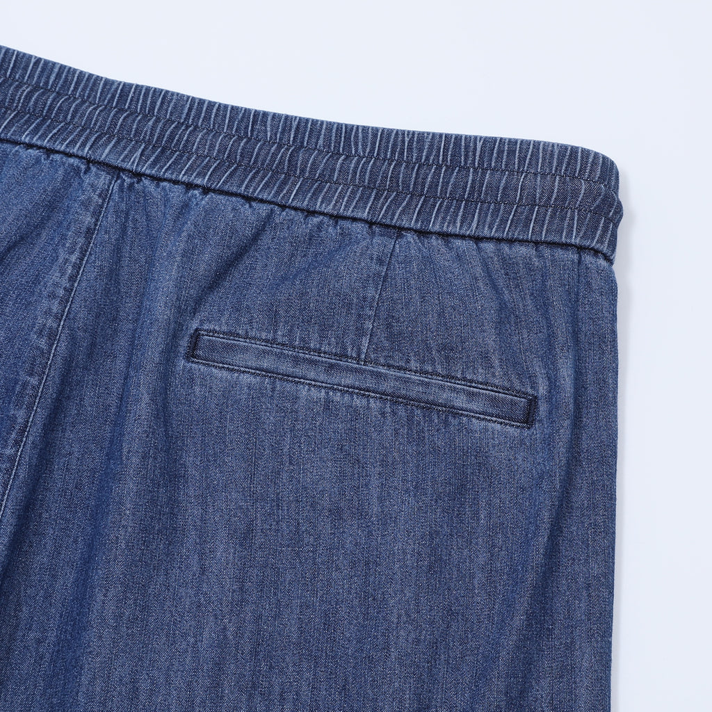 Loro Piana Dark Blue Drawstring Denim Trousers | Women's & Men's Styling