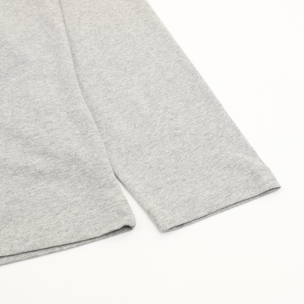 Miu Miu Women's & Men's Grey Contrast-Collar Logo Long-Sleeve Tee