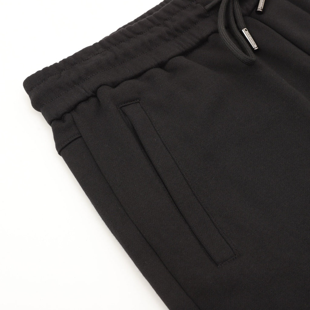 Moncler Women's Men's Black Drawstring Cuffed Sweatpants Joggers