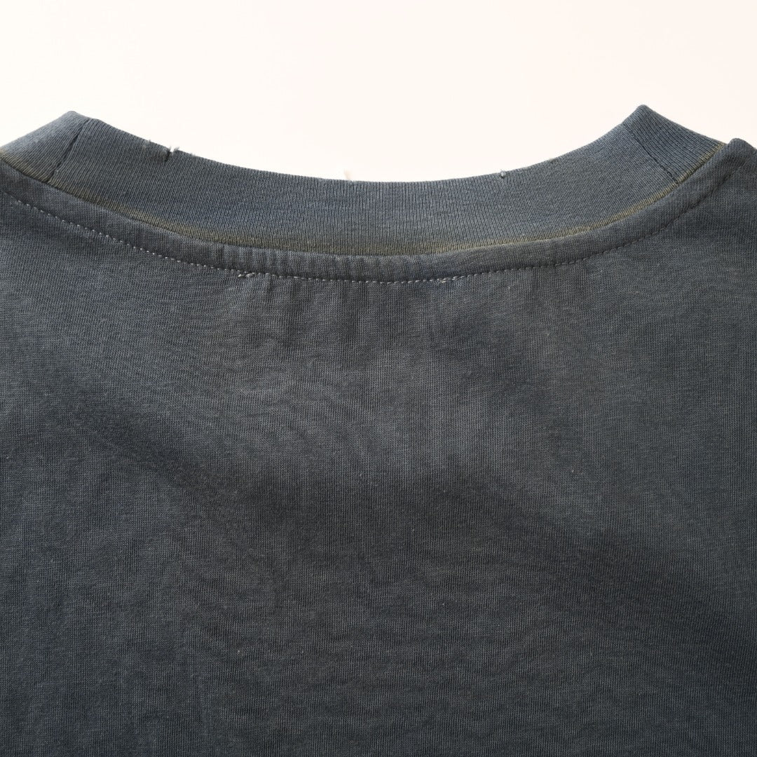 Acne Studios Stockholm 1996 Print Short-Sleeve T-Shirt in Dark Navy