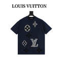 Louis Vuitton Women's / Men's Mixed Monogram Knit T-Shirt in Navy