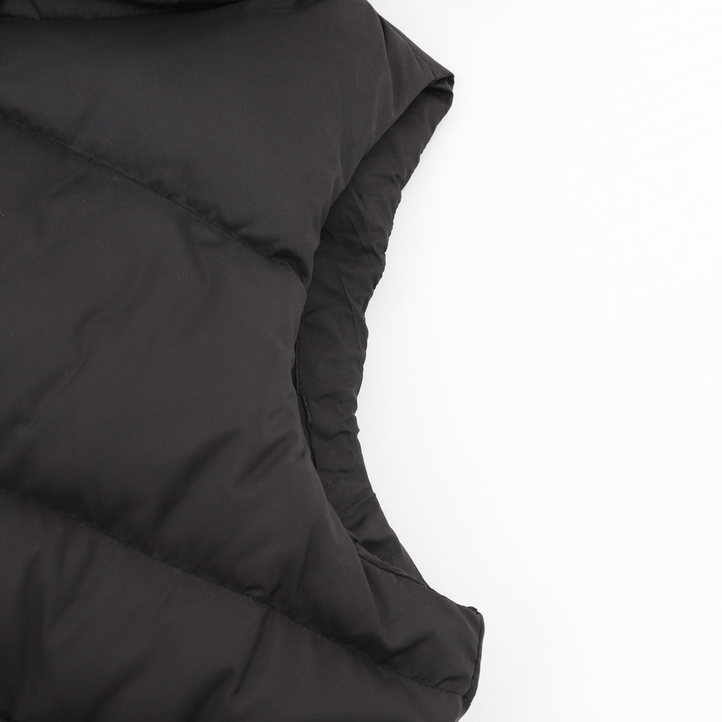Saint Laurent Women's / Men's Hooded Puffer Vest in Black