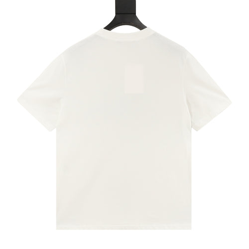 Acne Studios Vintage-Style Letter Logo Short-Sleeve T-Shirt in White