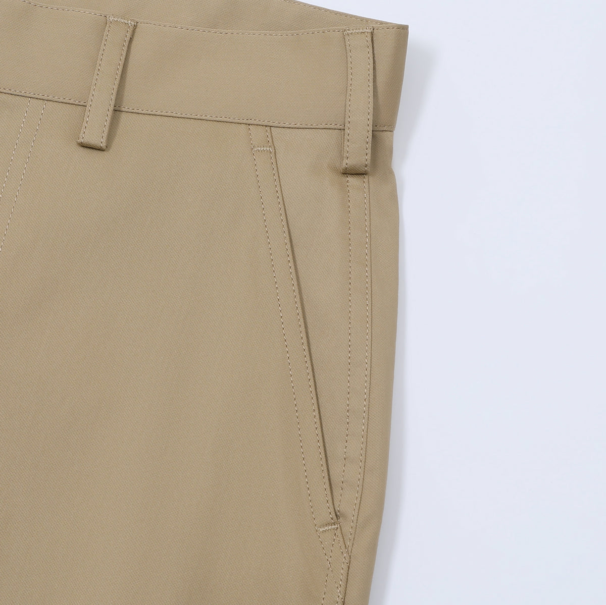 Loro Piana Women's Men's Khaki Cotton Straight-Leg Trousers