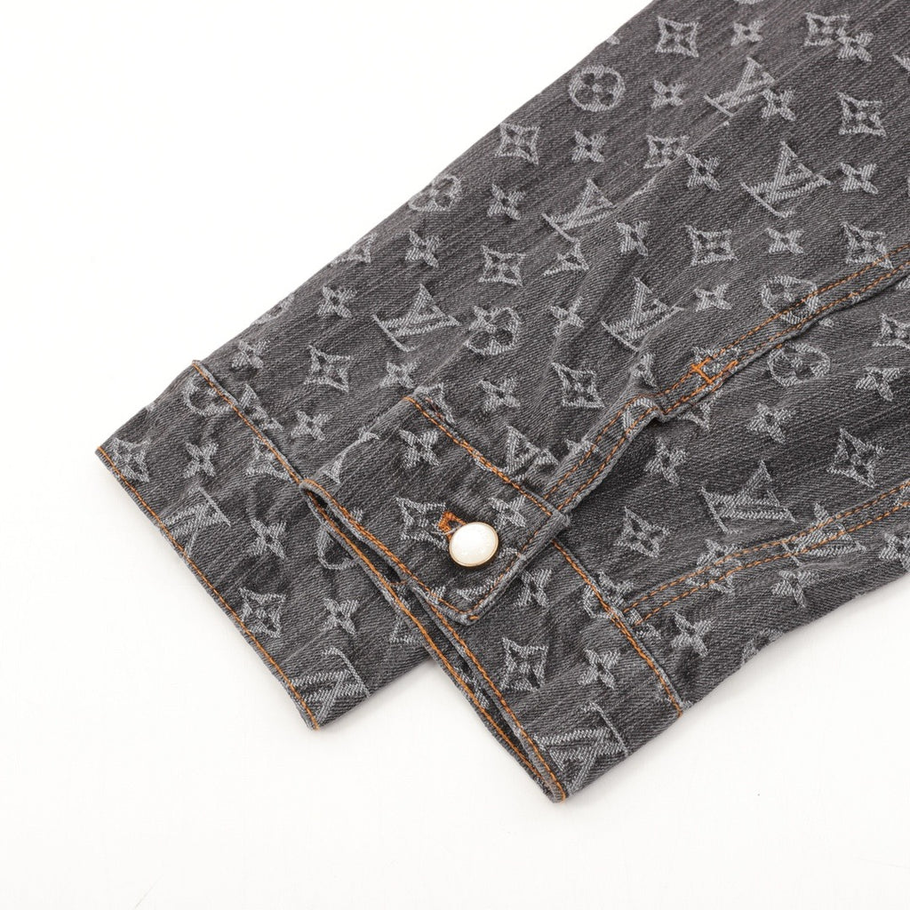 Louis Vuitton Women's & Men's Grey Monogram Denim Jacket