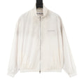 Acne Studios Women's Men's Off-White Stand-Collar Zip-Up Jacket