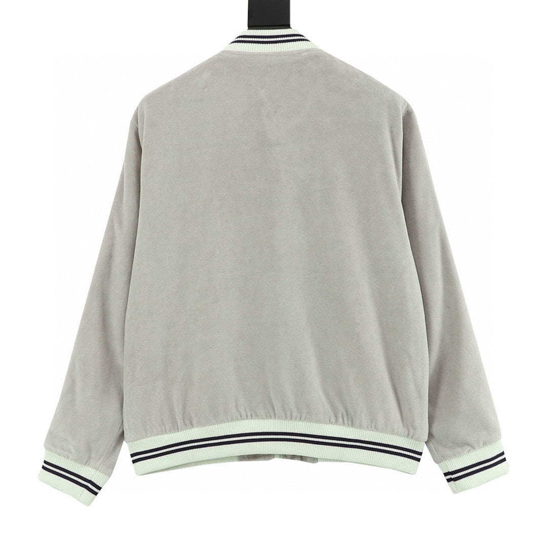 Celine Arc de Triomphe Embroidered Stripe Track Jacket