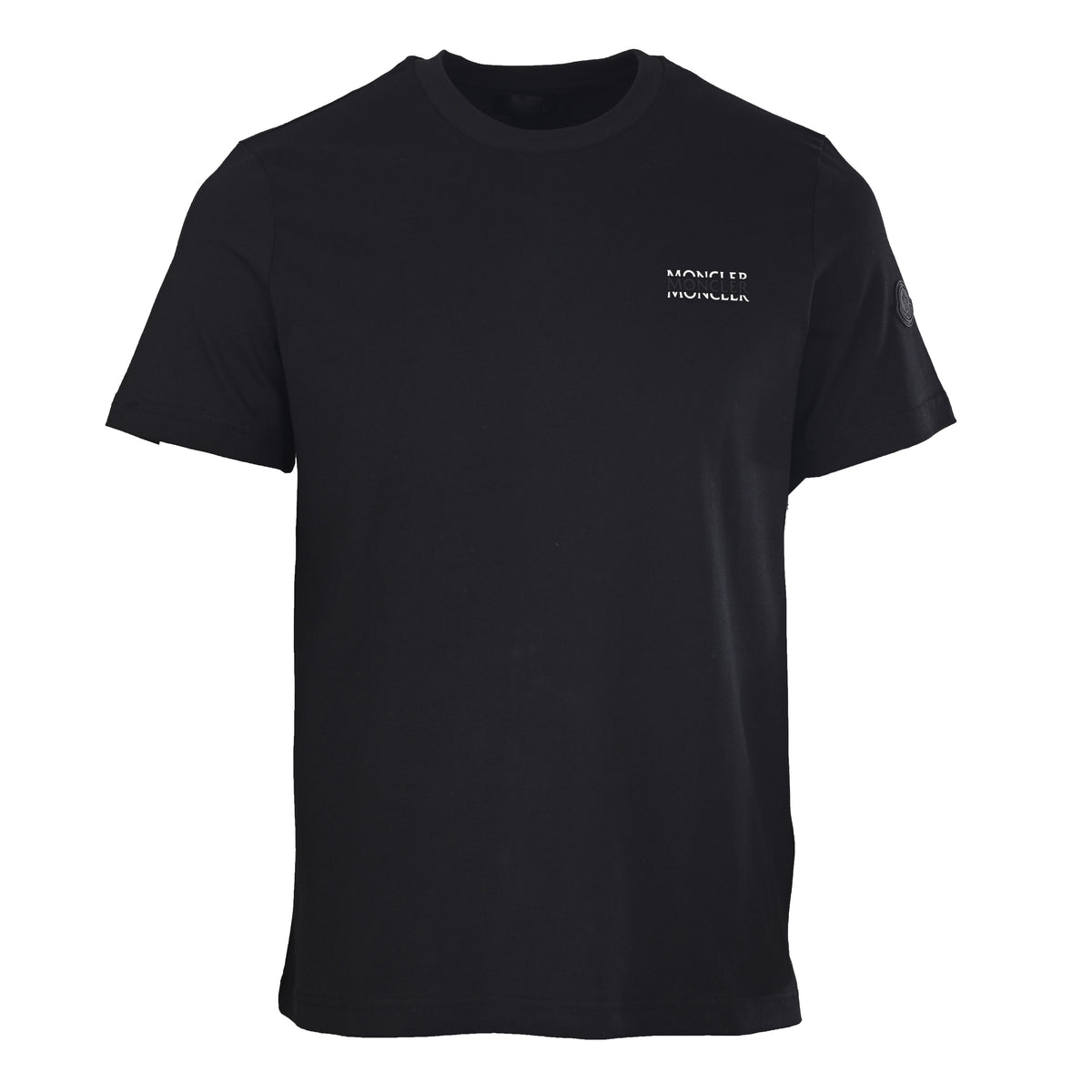 Moncler Men's Black Double Logo T-Shirt