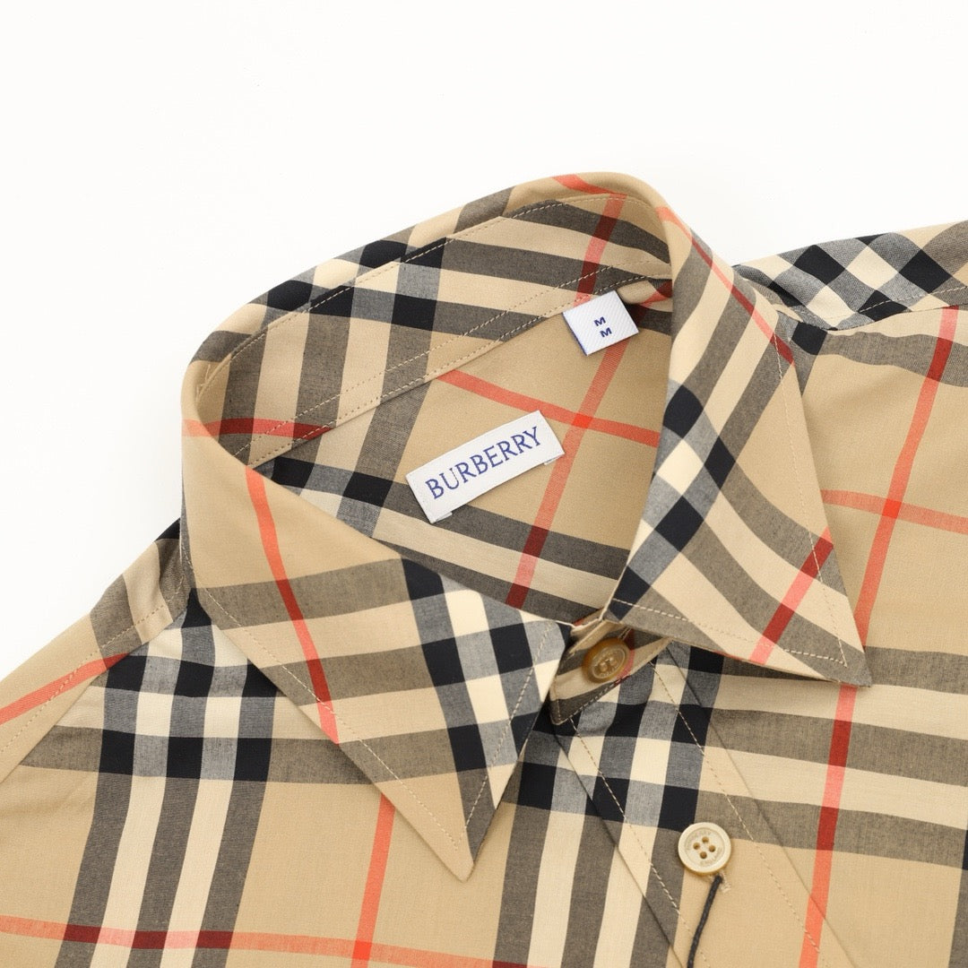 Burberry Vintage Check Cotton Twill Long-Sleeve Shirt
