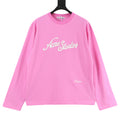 Acne Studios Logo Embroidered Long-Sleeve T-Shirt