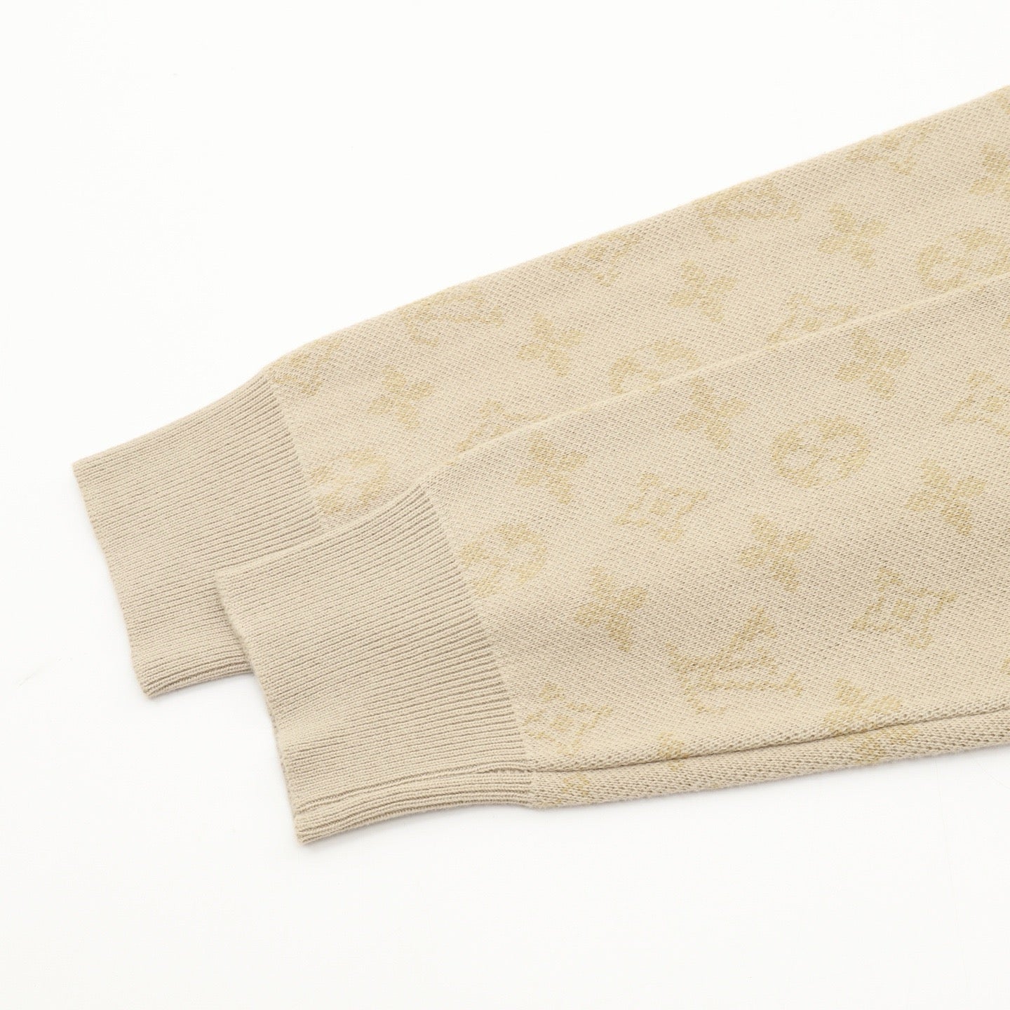 Louis Vuitton LV Monogram Gradient Knit Sweater | Khaki All-Over Print Luxury Knitwear