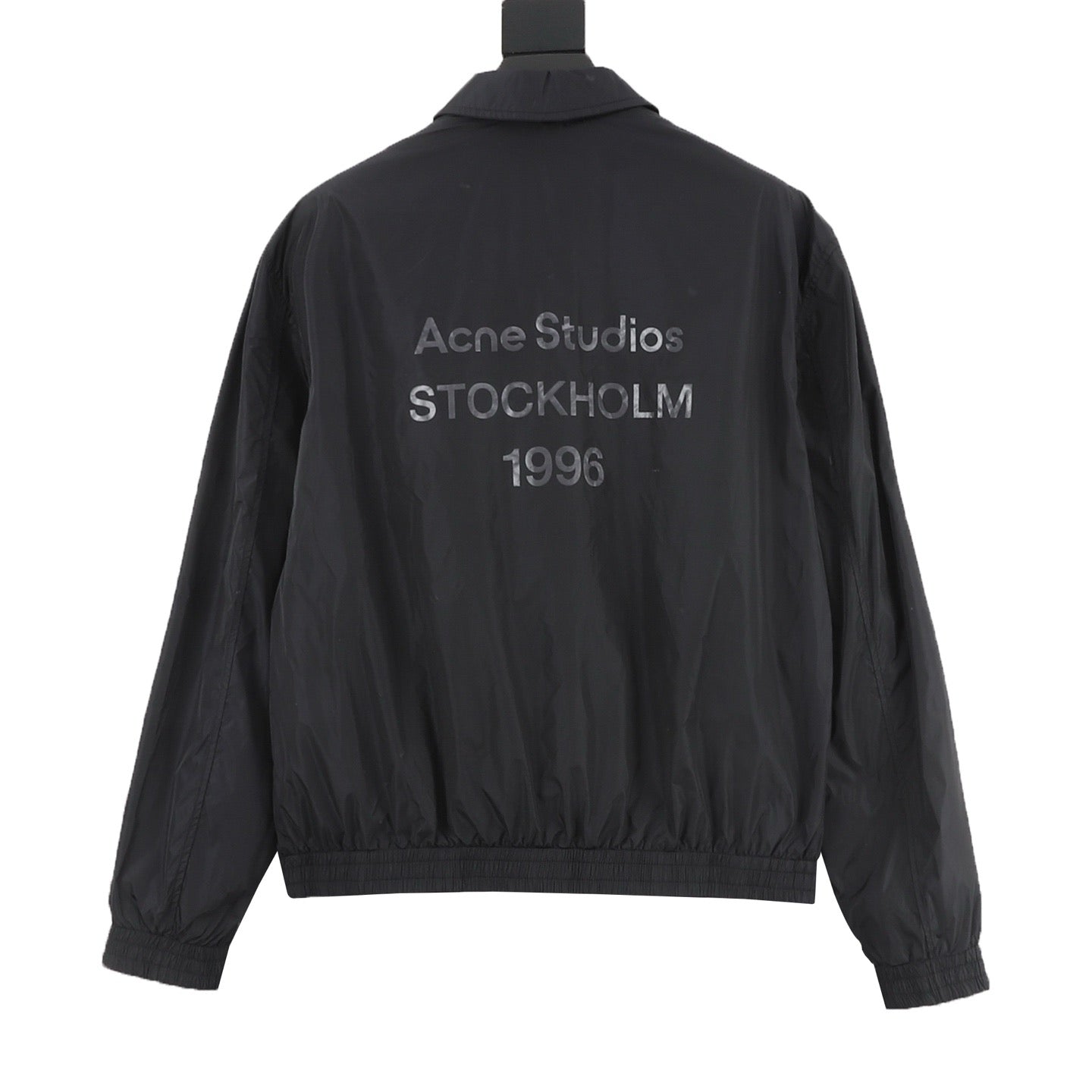 Acne Studios Printed Back Zip-Up Nylon Jacket | Lightweight Windproof Streetwear