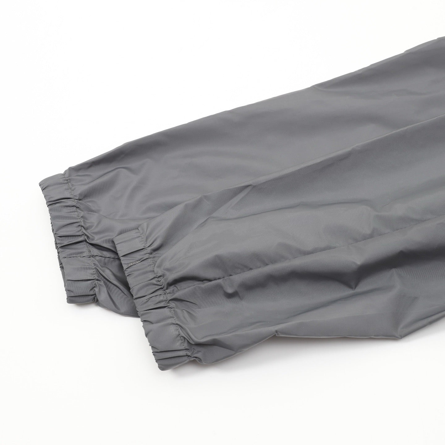 Prada Triangle Logo Iridescent Zip Nylon Stand Collar Jacket | Grey Lightweight Luxury Outerwear