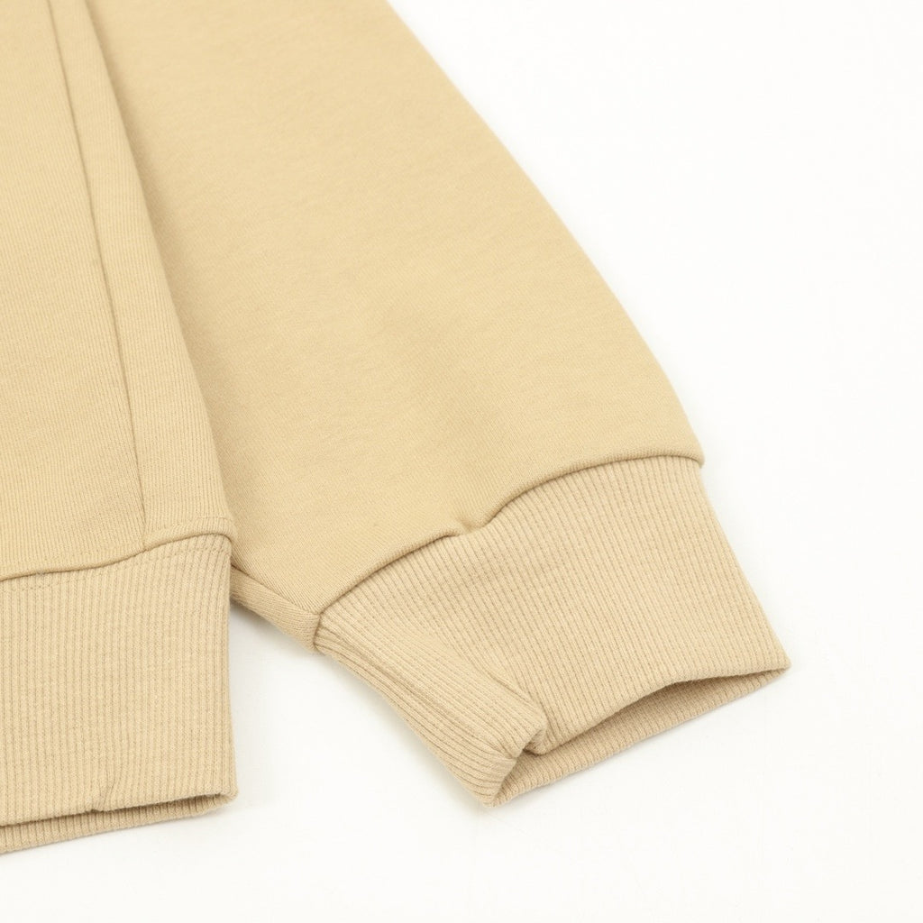 Burberry Women's & Men's Beige Equestrian Logo Zip-Up Hoodie