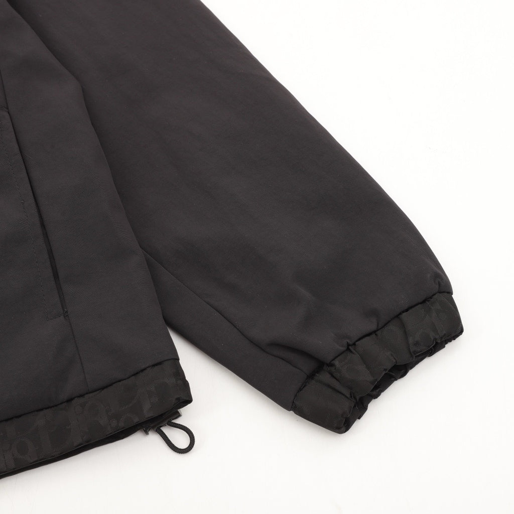 Dior Women's & Men's Black Technical Fabric Hooded Windbreaker