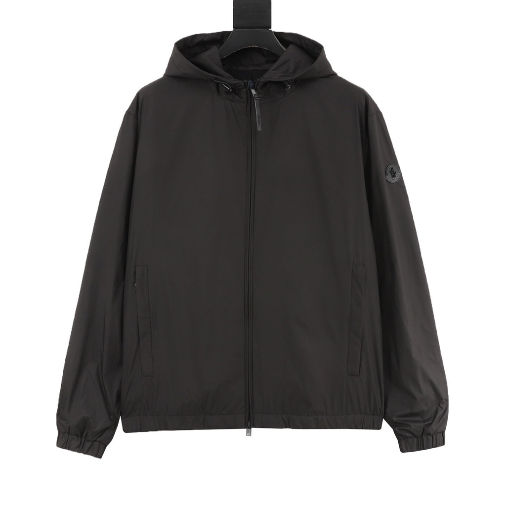 Moncler Men's Hooded Jacket in Black