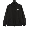 Balenciaga 26SS Back Logo Embroidered Zip-Up Track Jacket