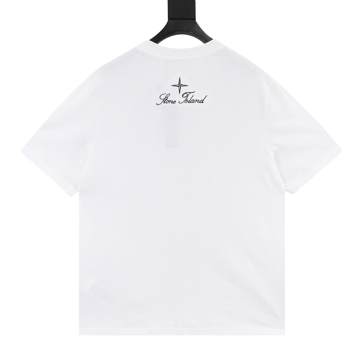 Stone Island Pocket Star Embroidered Short-Sleeve T-Shirt in White