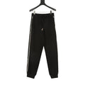 Gucci Women's Men's Black Side-Stripe Logo Jogger Pants