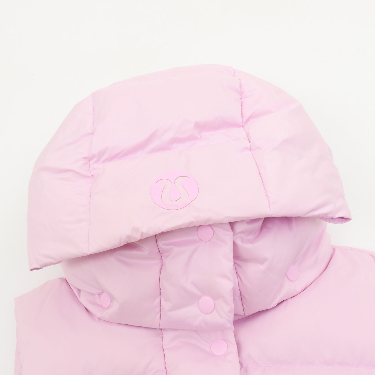 Saint Laurent Women's / Men's Hooded Puffer Vest in Light Pink