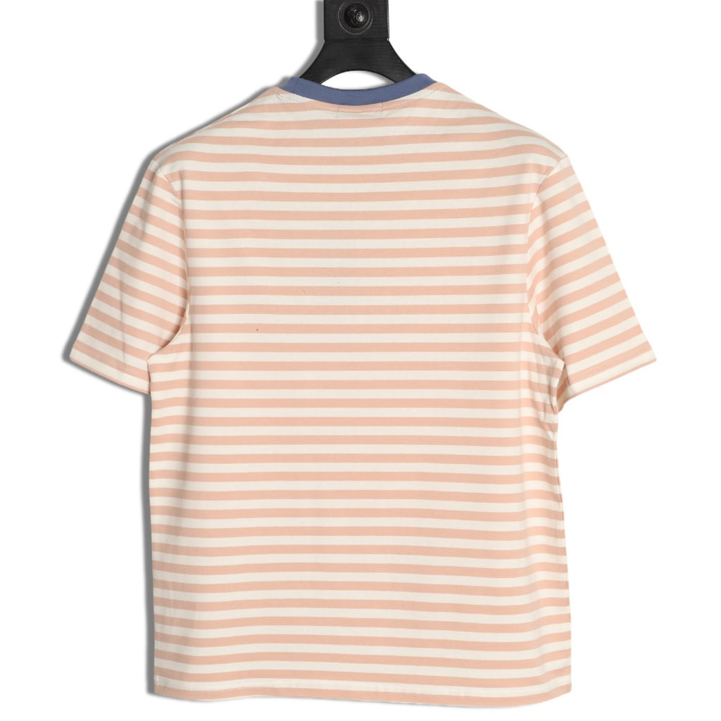 Polo Ralph Lauren Pink & White Striped T-Shirt