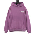 Balenciaga Political Campaign Logo Hoodie — Powder Blue
