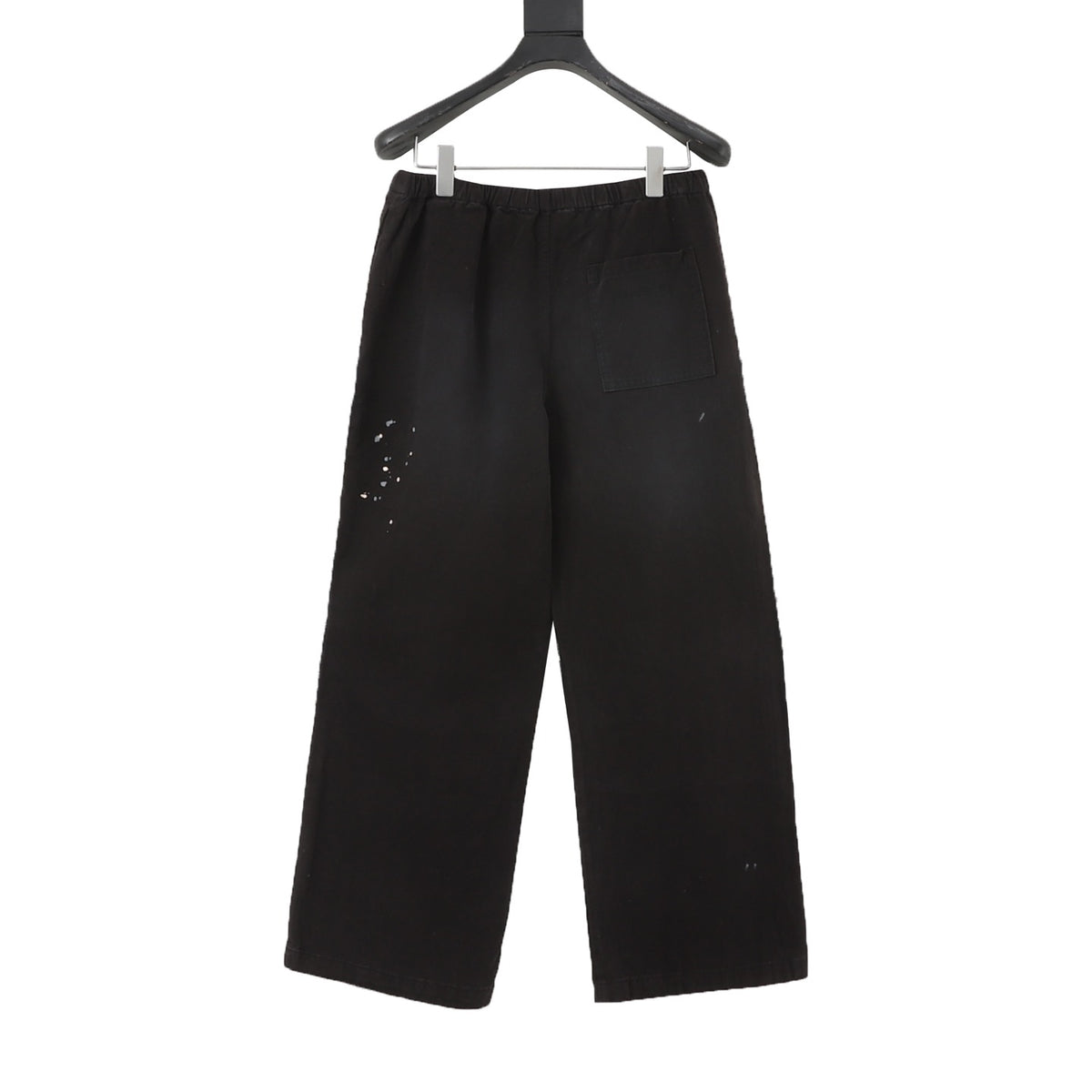 Nike Women's Men's Black Splatter Print Wide-Leg Pants