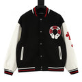 CH Horseshoe Embroidery Panel Baseball Jacket