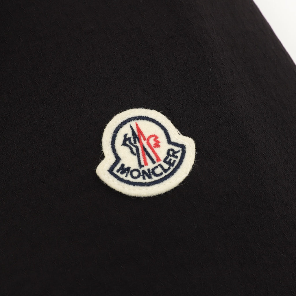 Moncler Arm Badge Logo Lapel Collar Zip Blouson