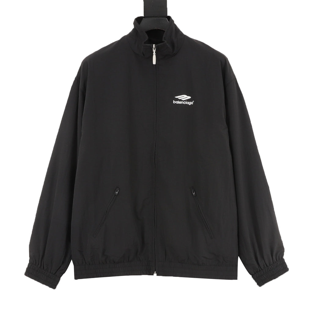 Balenciaga BLCG 3M Embroidered Stand-Collar Jacket