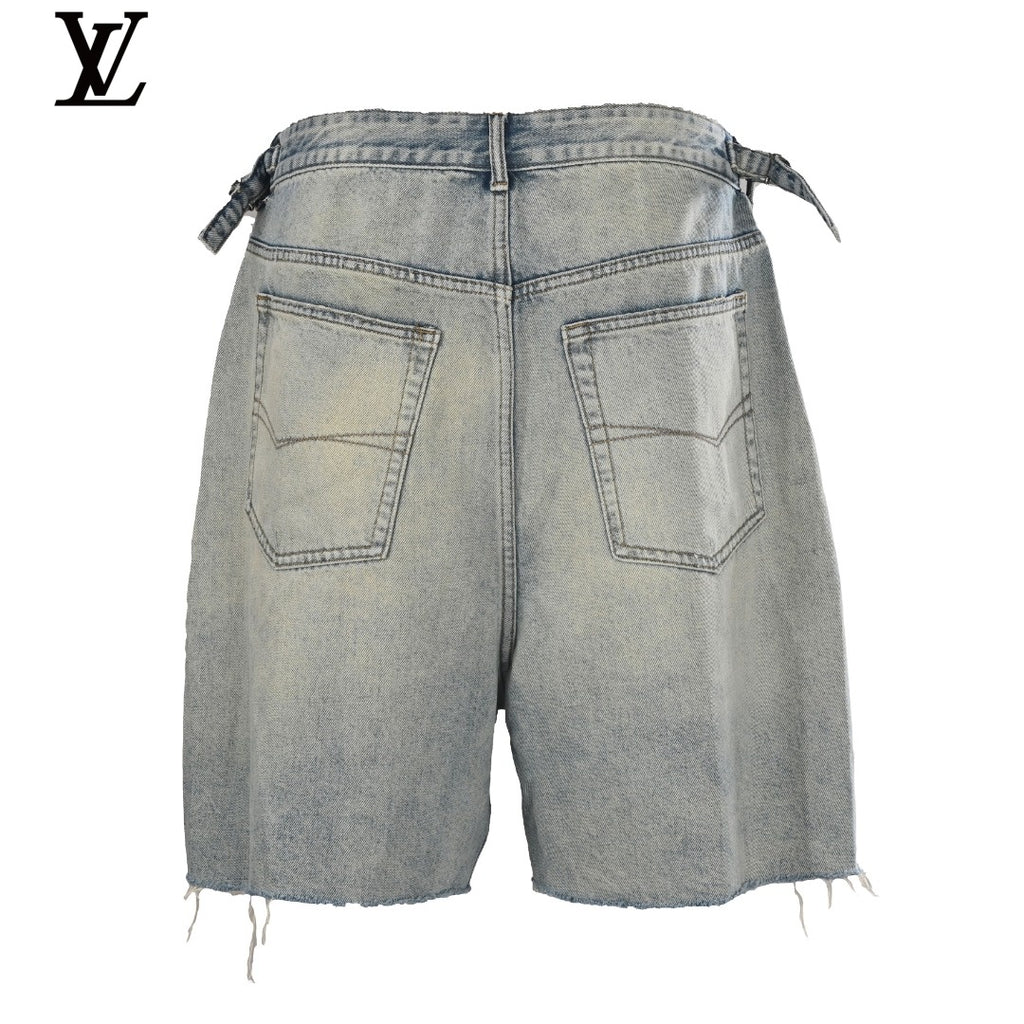Louis Vuitton Men's Washed Denim Shorts