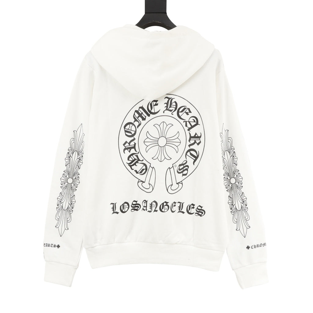 Chrome Hearts 25FW Los Angeles Horseshoe Logo Hoodie